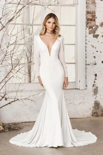 Traumhaftes Clean Chic Brautmode in der Nähe von Basel – zeitlos & individuell