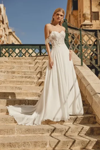 Traumhaftes Chiffonkleid Brautmode nahe Muttenz – zeitlos & individuell