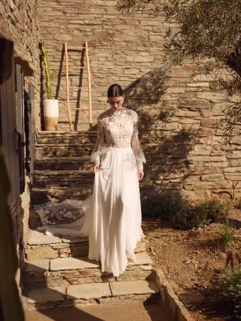 Dein Brautrobe Chiffonkleid wartet bei uns in der Nähe von Lörrach – Beratung & Anprobe inklusive