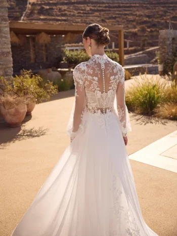 Dein Brautrobe Chiffonkleid wartet bei uns in der Nähe von Lörrach – Beratung & Anprobe inklusive