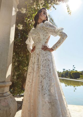 Traumhaftes A-Linie Brautrobe nahe Zürich – zeitlos & individuell