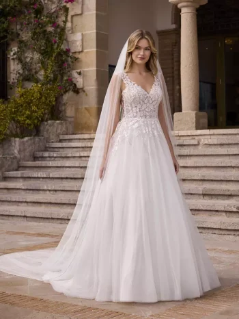 Hochzeitskleid im Tüllkleid-Design in der Nähe von Basel – jetzt entdecken