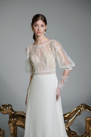 Dein Brautkleid Chiffonkleid wartet in der Nähe von Bad Säckingen – Beratung & Anprobe inklusive