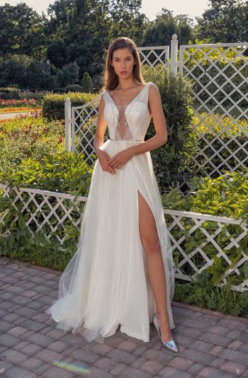 Brautkleid zarte Tüllrobe bei uns in der Nähe von Waldshut-Tiengen – entdecke deine persönliche Note